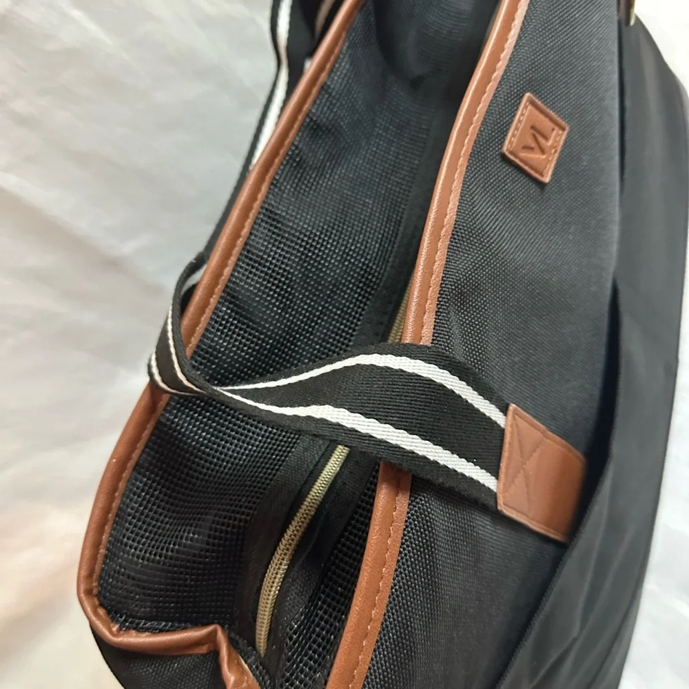 Black and Brown Animal Carrier